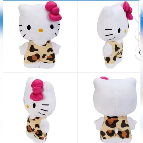 Rare Jungle Hello Kitty Plush Pillow Buddy New with Tags - Picture 8 of 17